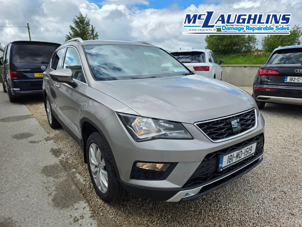 Seat Ateca 2018 Brown 1.6L Damage Repairable - Image 2