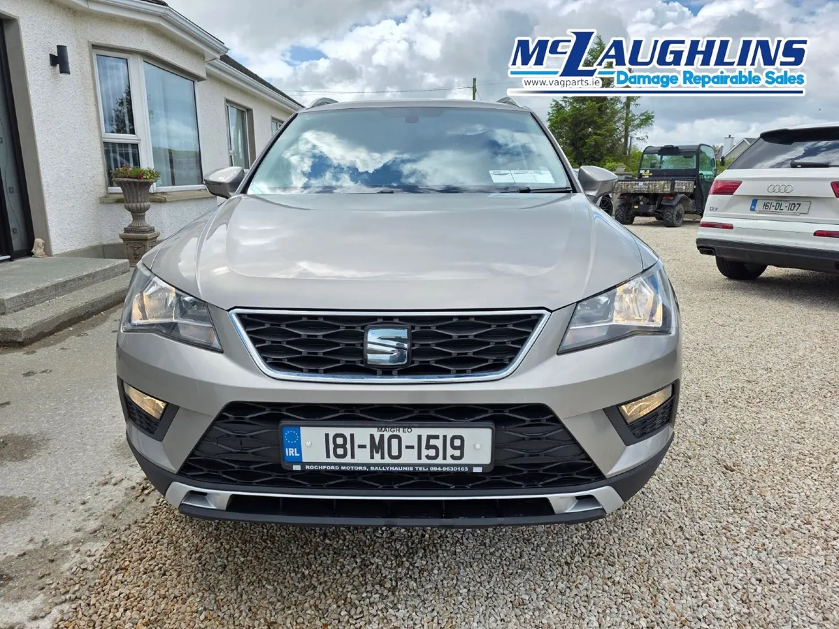Seat Ateca 2018 Brown 1.6L Damage Repairable - Image 4