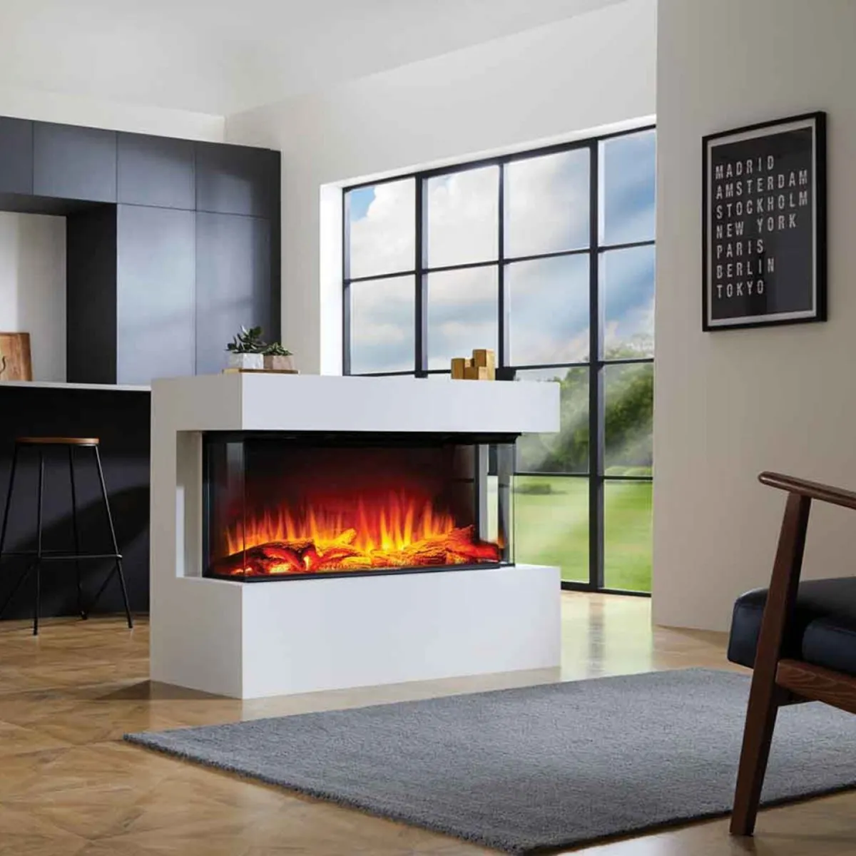 Infinity 1000e DEEP i-Range Ecoflame Electric Fire - Image 1