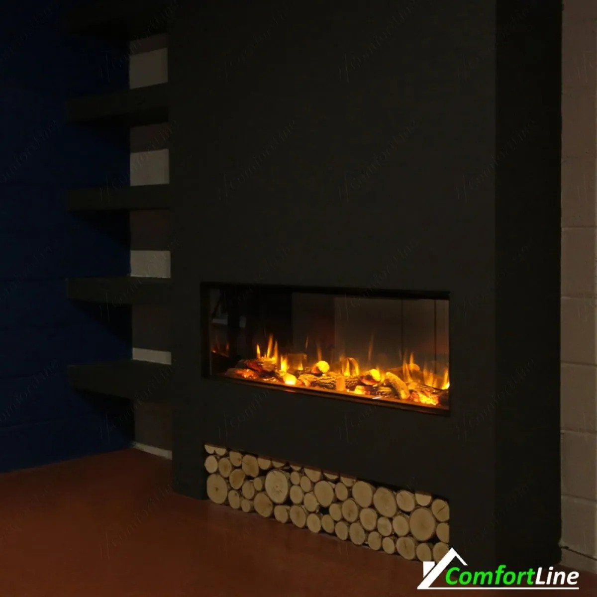 Infinity 1250e DEEP i-Range Ecoflame Electric Fire - Image 3