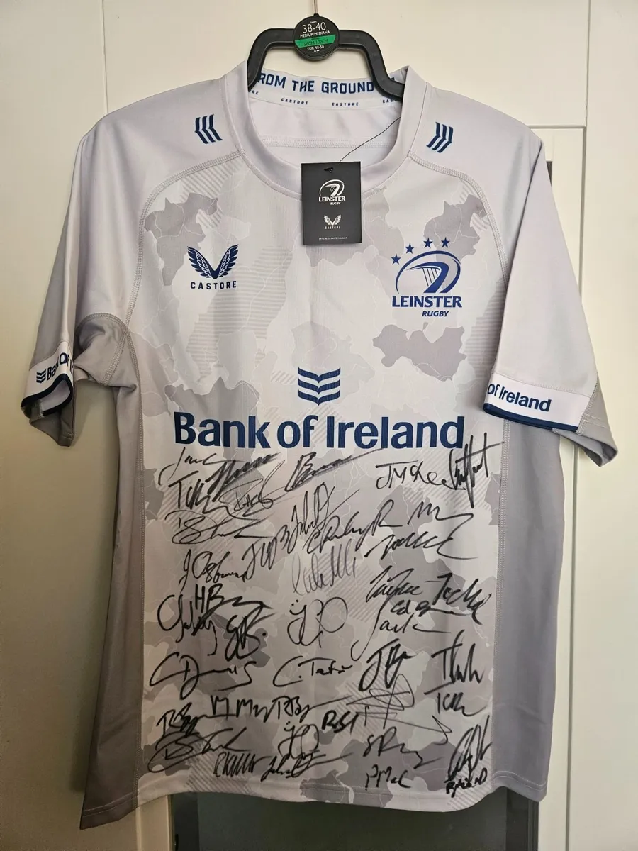 Signed Leinster Rugby Jersey - Image 1