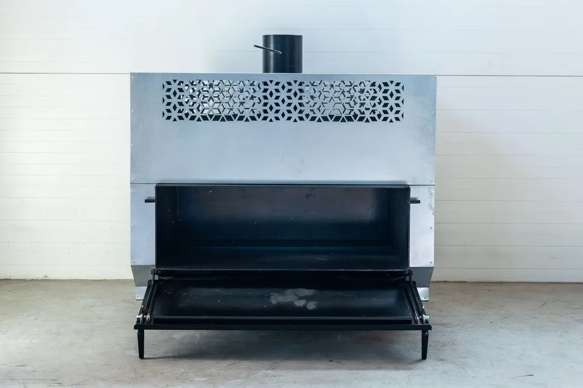NG50 KW air heater for wood up to 1000 m2. - Image 3
