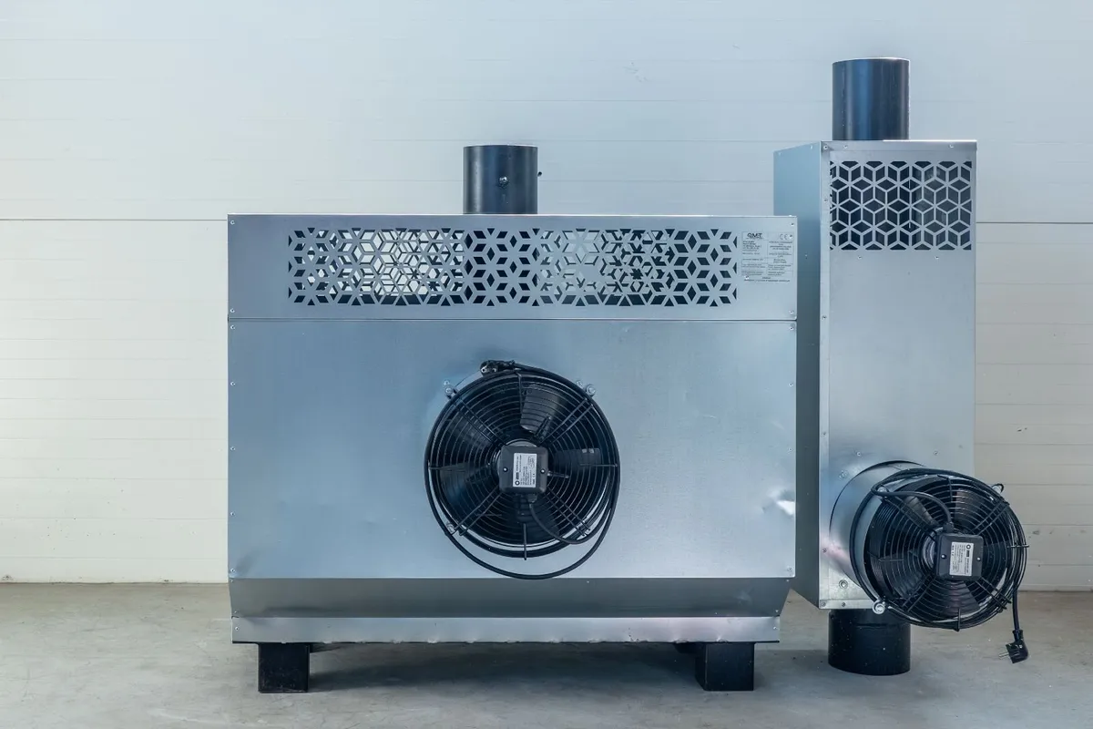 NG50 KW air heater for wood up to 1000 m2. - Image 4