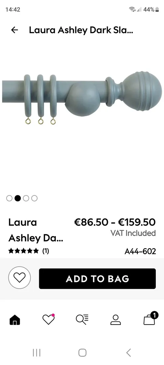 Laura Ashley Curtain Pole. - Image 4