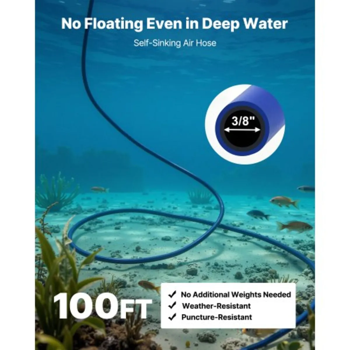 Pond Aerators, 5.2CFM Aeration System for Lakes up - Image 4