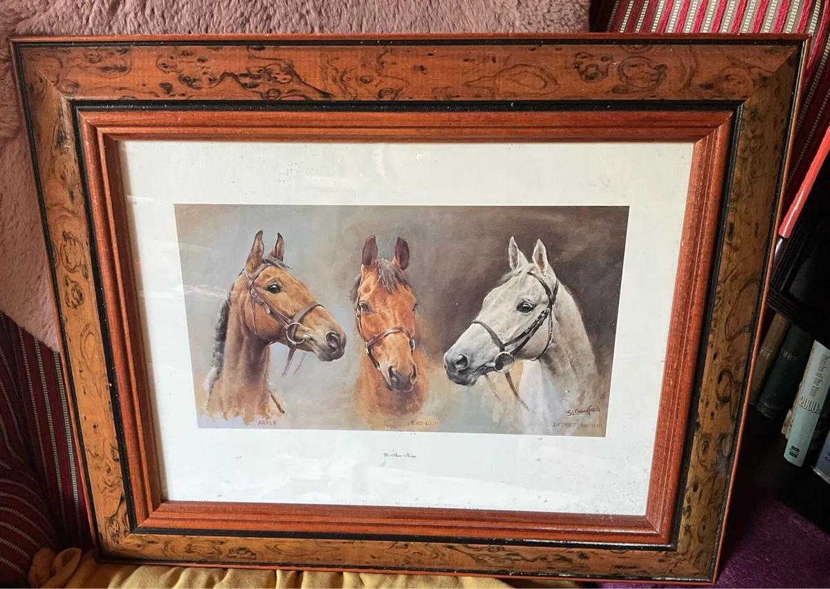 ‘WE THREE KINFS’By S.Crawford.ARKLE,Red Rum.Desert - Image 3