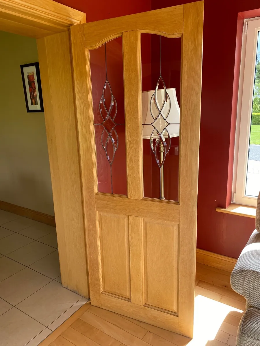Solid oak double doors - Image 4
