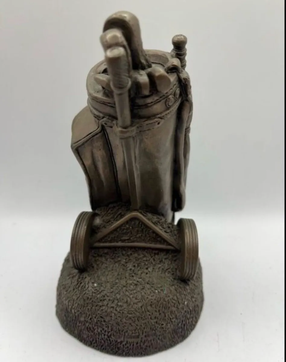 Stuart Houghton Golf Caddy Paperweight - Image 2