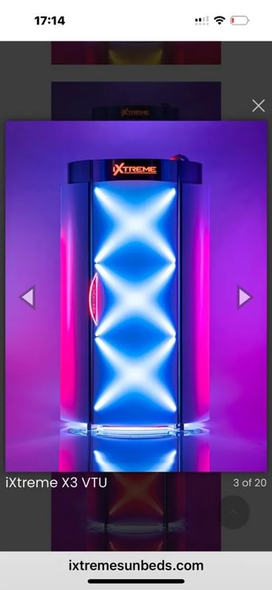 IXtreme v58 Tanning bed with vibro plate With manufacturer warranty - Image 2