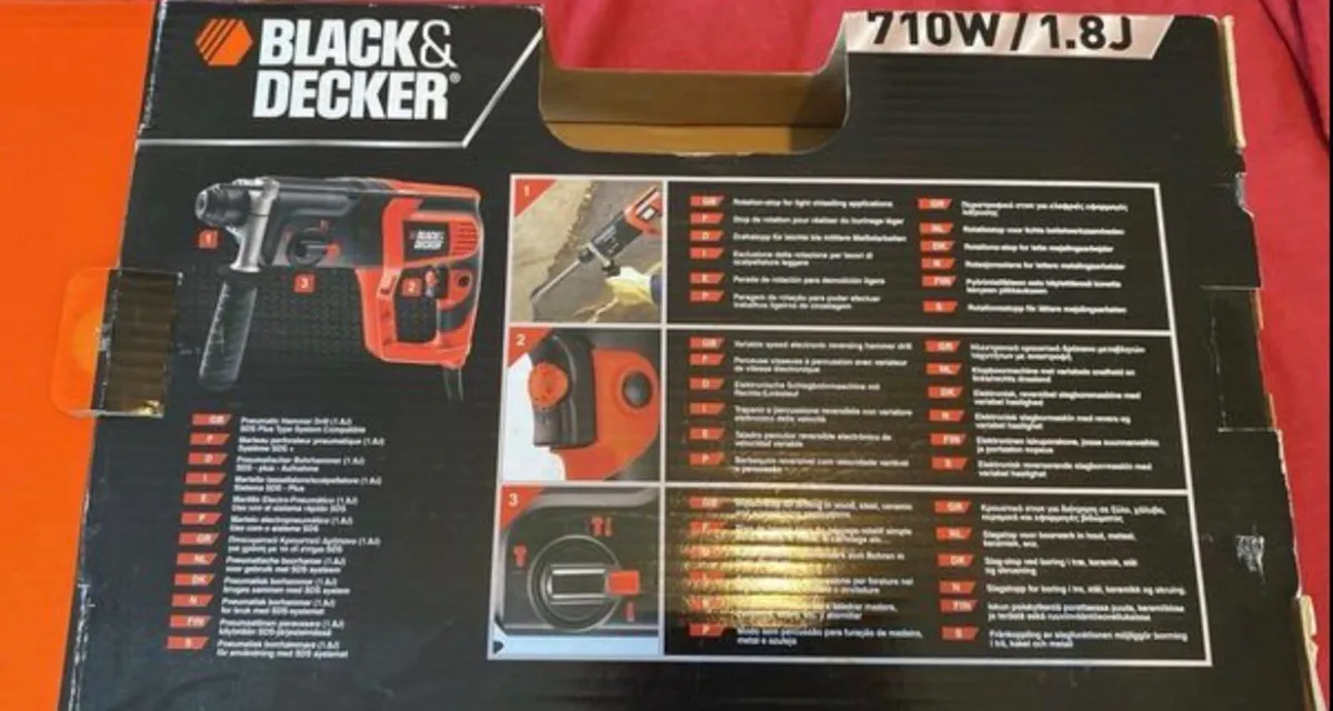 Brand New Black Decker Hammer Drill - Image 2