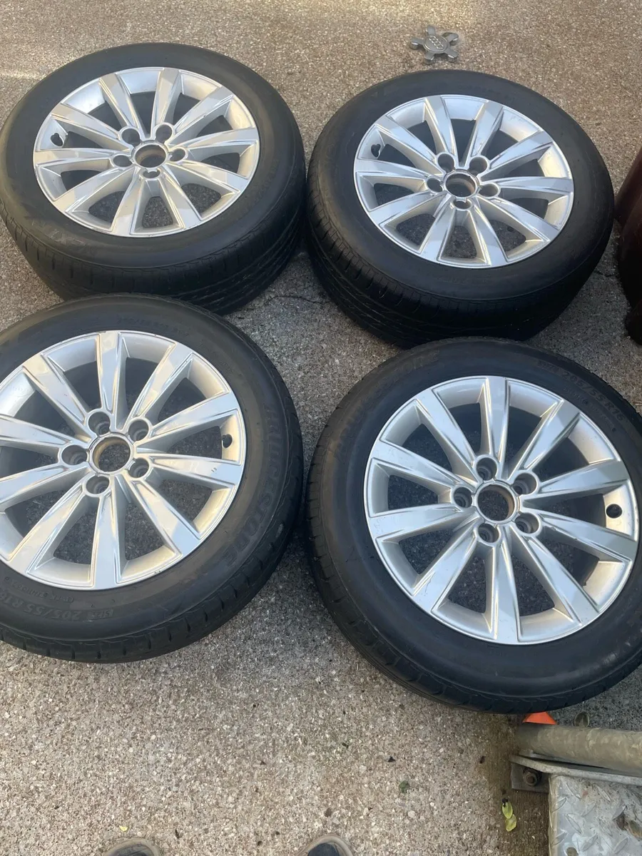 Audi Alloys 16 inch and tyres - Image 1