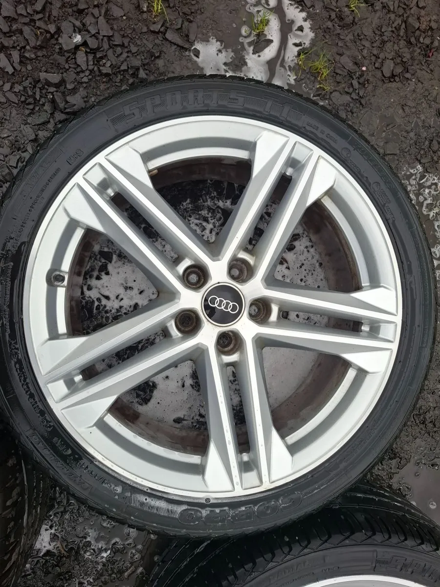 19" Genuine Audi S Line Alloys with tyres - Image 2