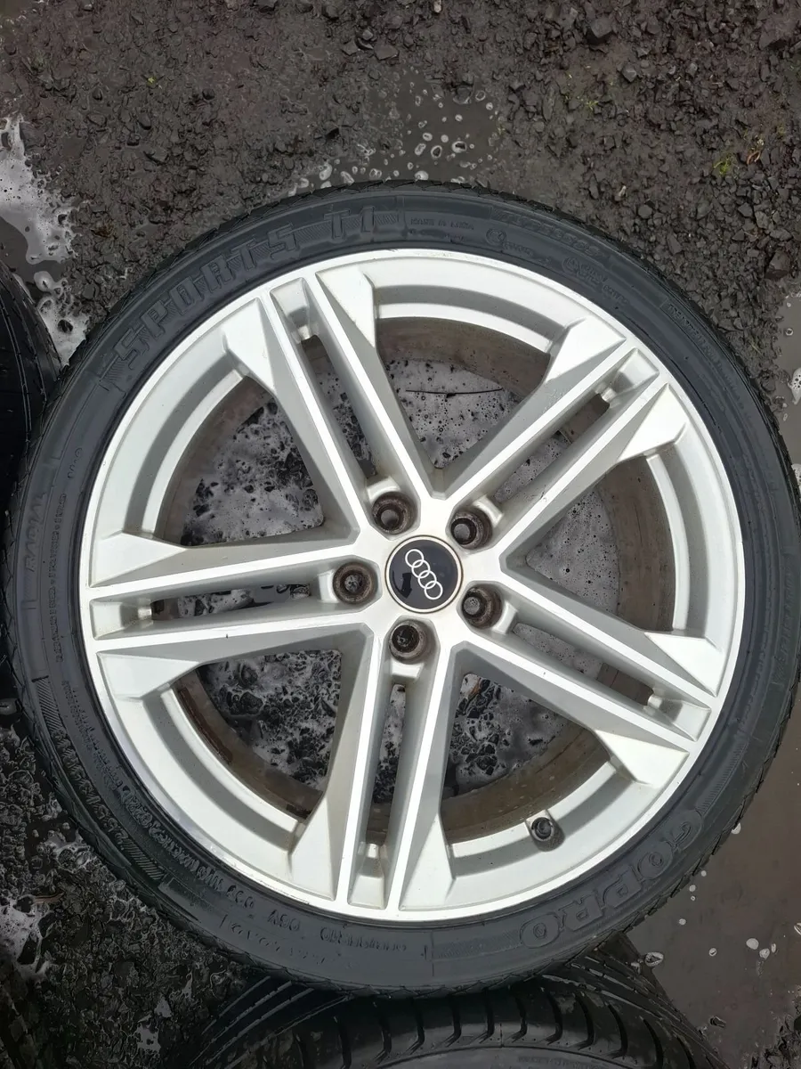 19" Genuine Audi S Line Alloys with tyres - Image 3