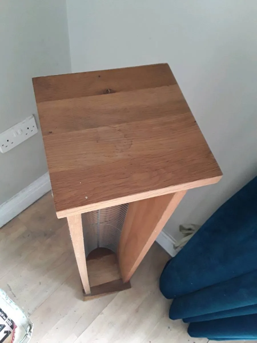 CD rack wood bargain 10e - Image 3