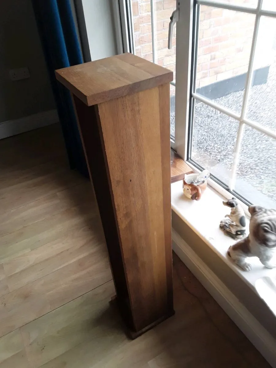CD rack wood bargain 10e - Image 4