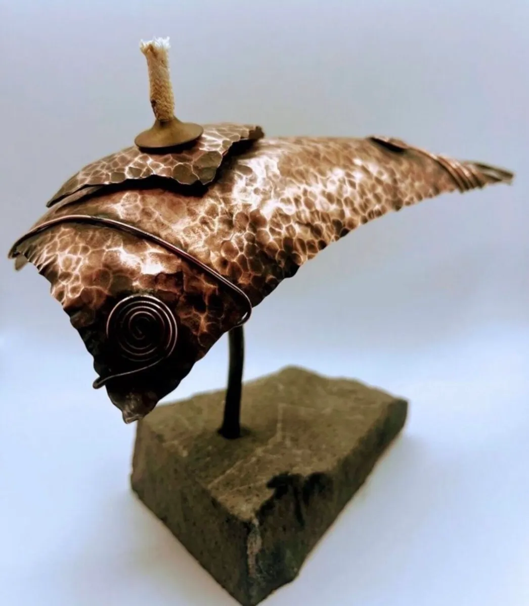 Hand crafted Copper Sculpture burner - Image 3