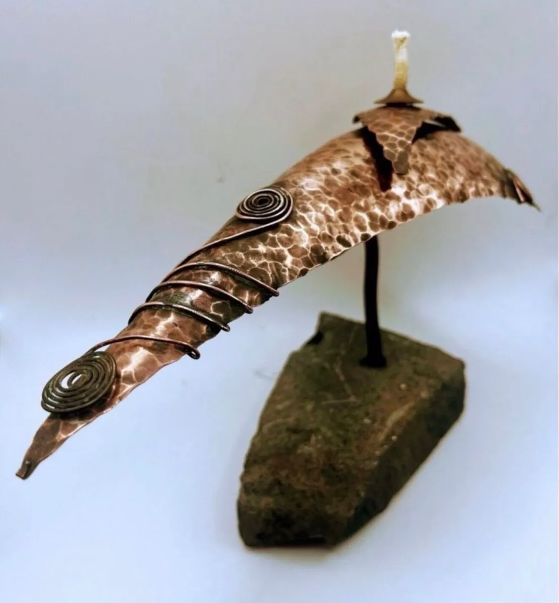 Hand crafted Copper Sculpture burner - Image 1