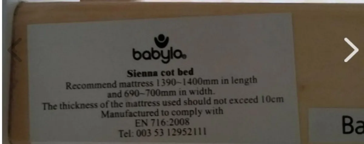 Babylo cot bed - Image 3