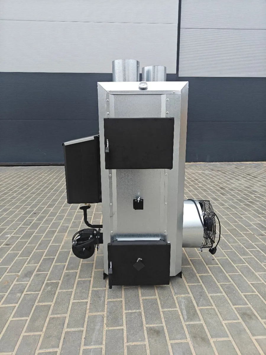 NG30 kw air heater (up to 400 m2) forusedoil+wood. - Image 1