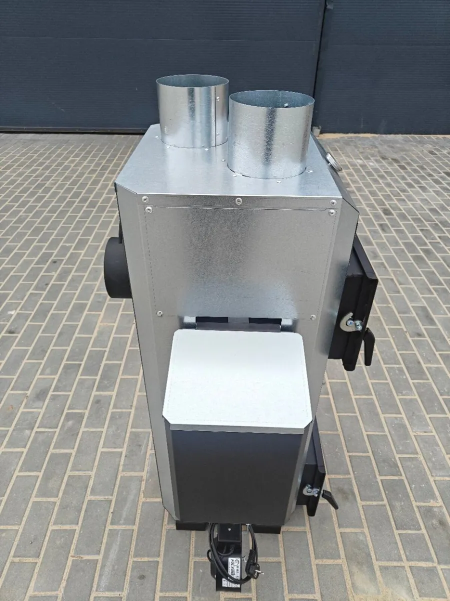 NG30 kw air heater (up to 400 m2) forusedoil+wood. - Image 2