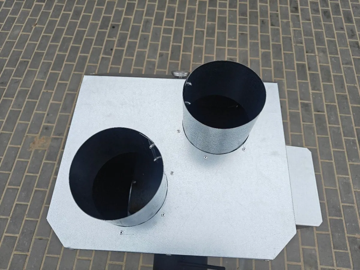 NG30 kw air heater (up to 400 m2) forusedoil+wood. - Image 4