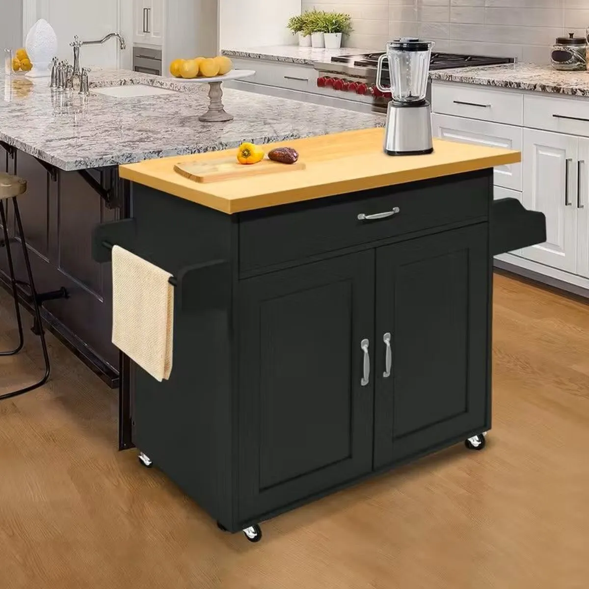 mobile kitchen island / cart - Image 1