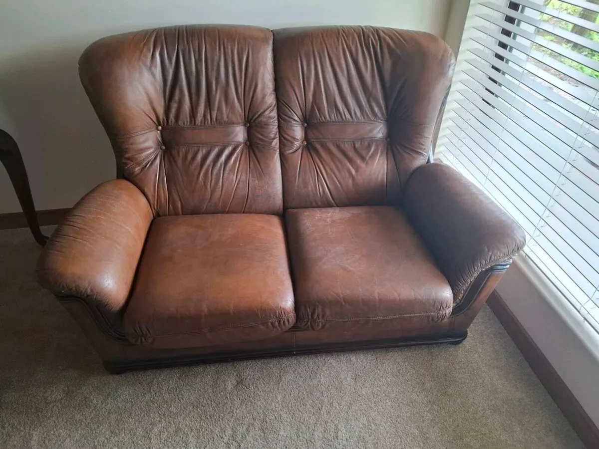 2 Seater Leather couch
