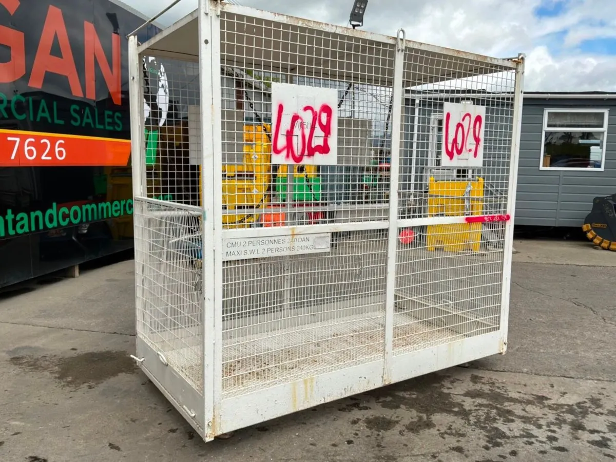 96" x 48" MAN BASKET / ACCESS CAGE...........4029. - Image 3