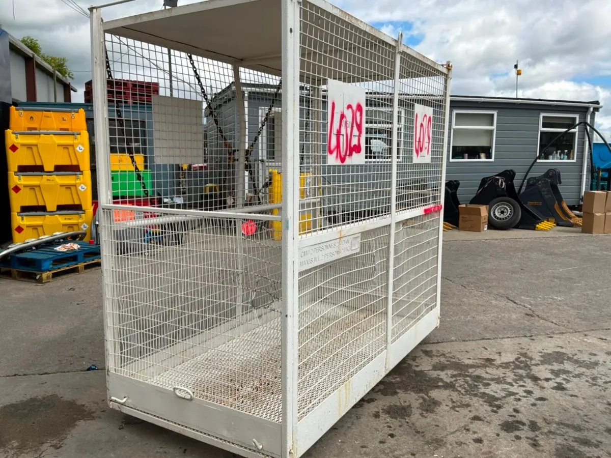96" x 48" MAN BASKET / ACCESS CAGE...........4029. - Image 4