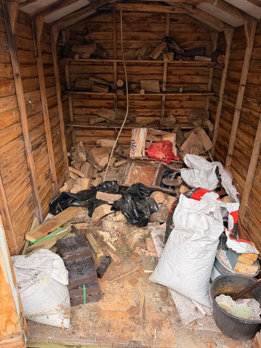 Coal bunker and dry wood - Free to take - Image 2