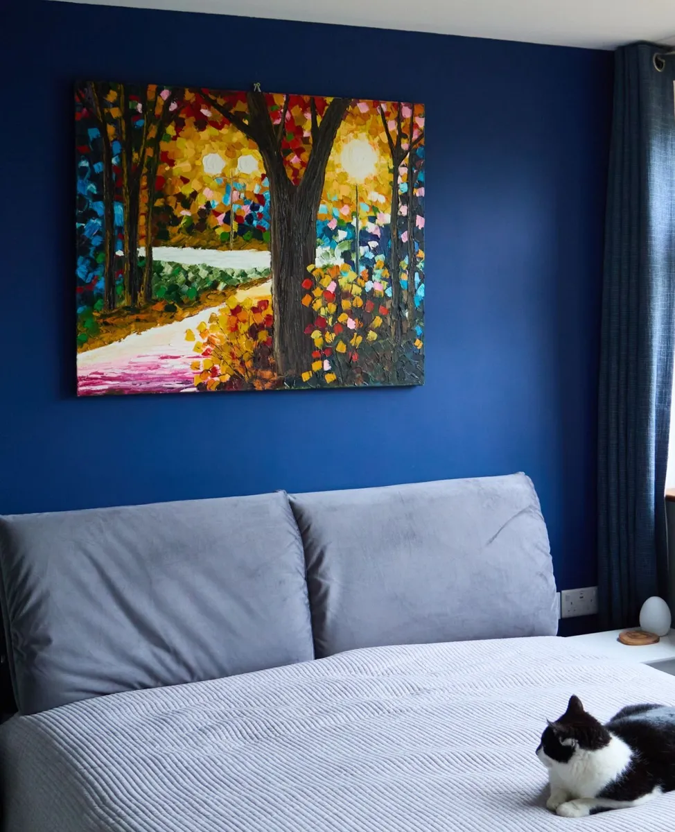 Large Original Oil Painting on Canvas – 100x80 cm - Image 2