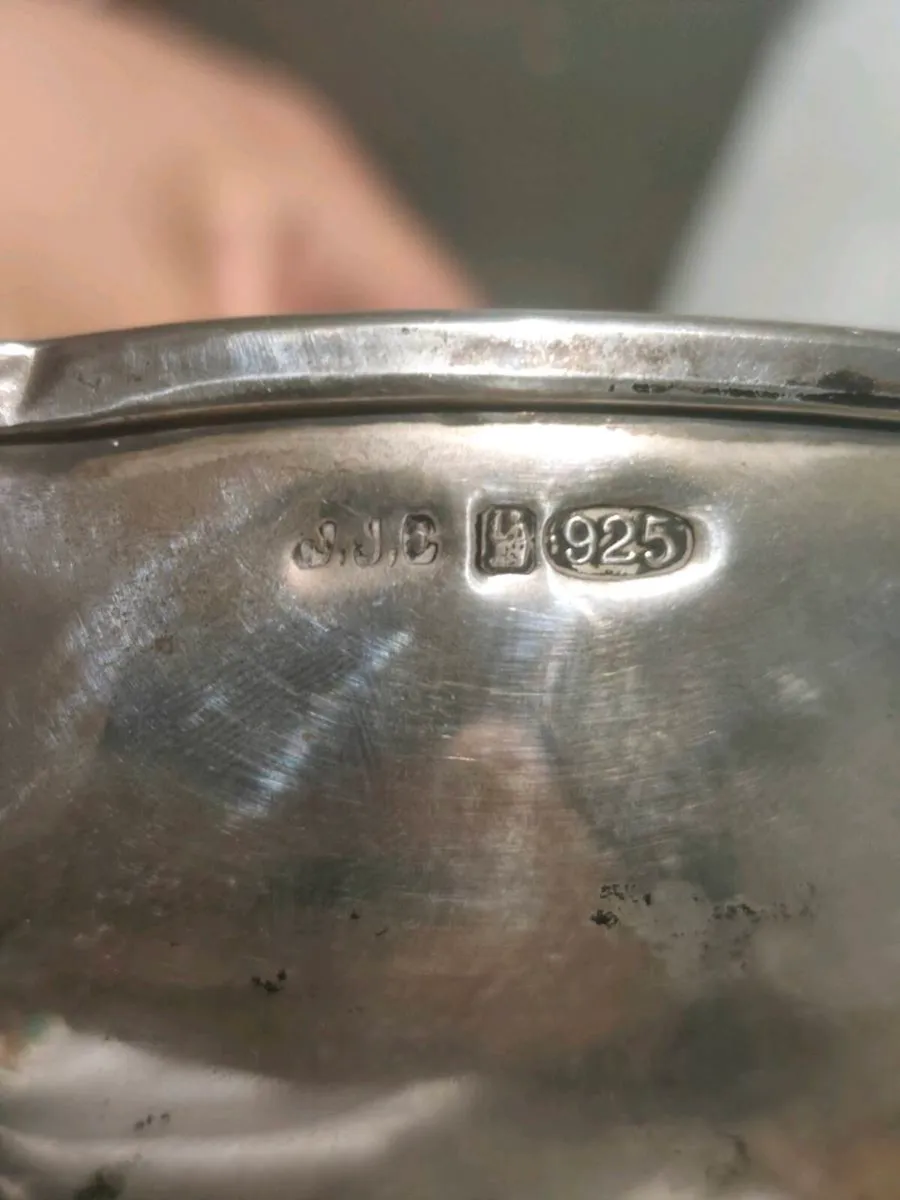 528 grams Sterling silver antique large pot 925 - Image 3