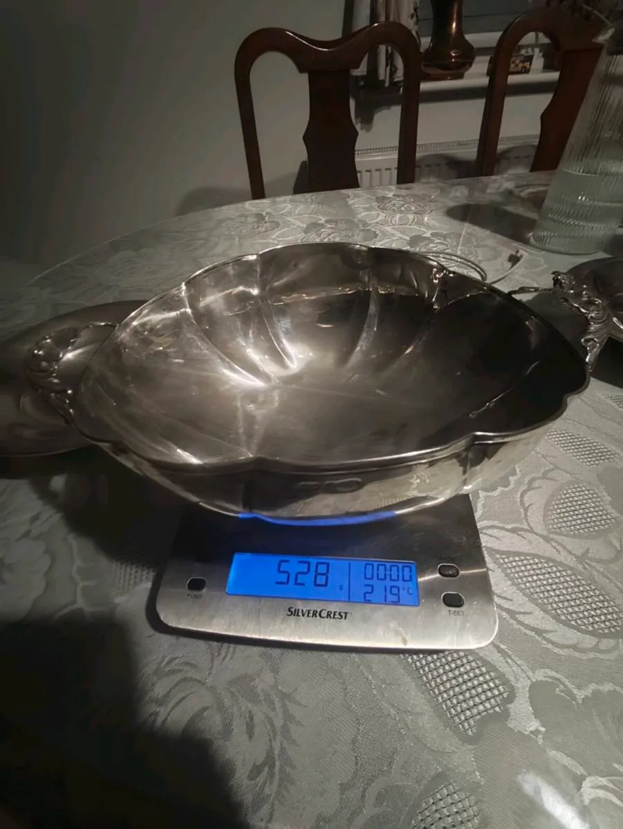 528 grams Sterling silver antique large pot 925 - Image 4