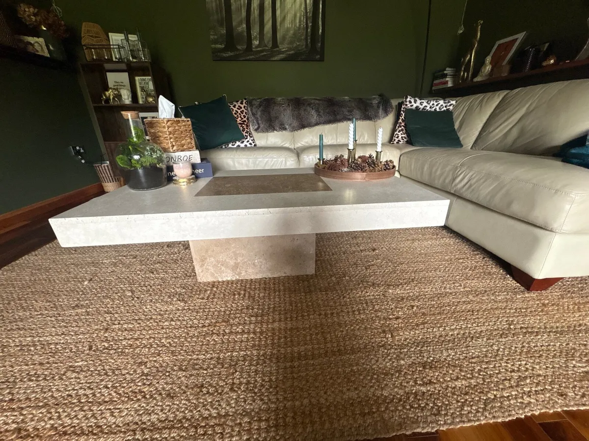 Marble/granite coffee table - Image 4