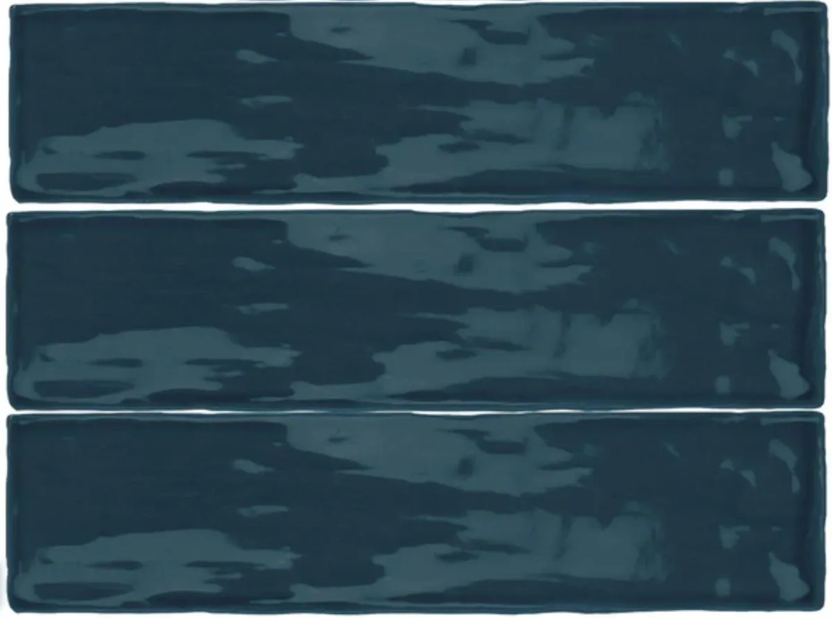 Tiles - Poitiers Indigo Wall Tile 7.5x30cm Gloss - Image 2