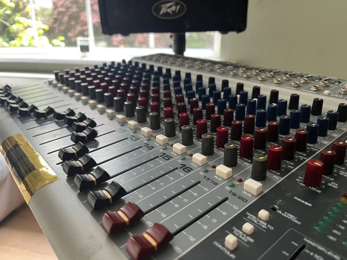 Peavey PA System - Mixing Desk, Amp, Tops and Subs - Image 4
