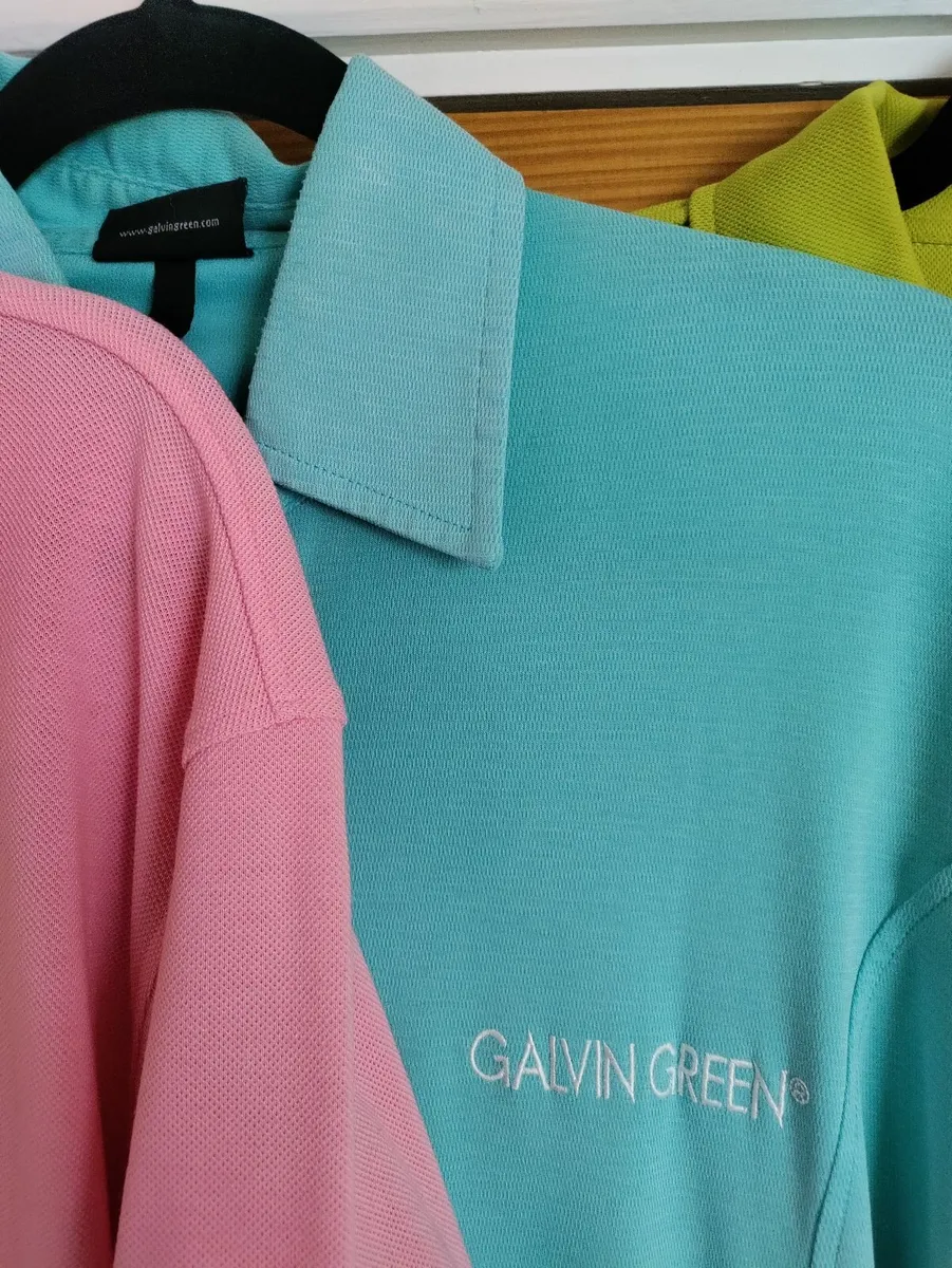 Galvin Green polo shirts x3 L - Image 3