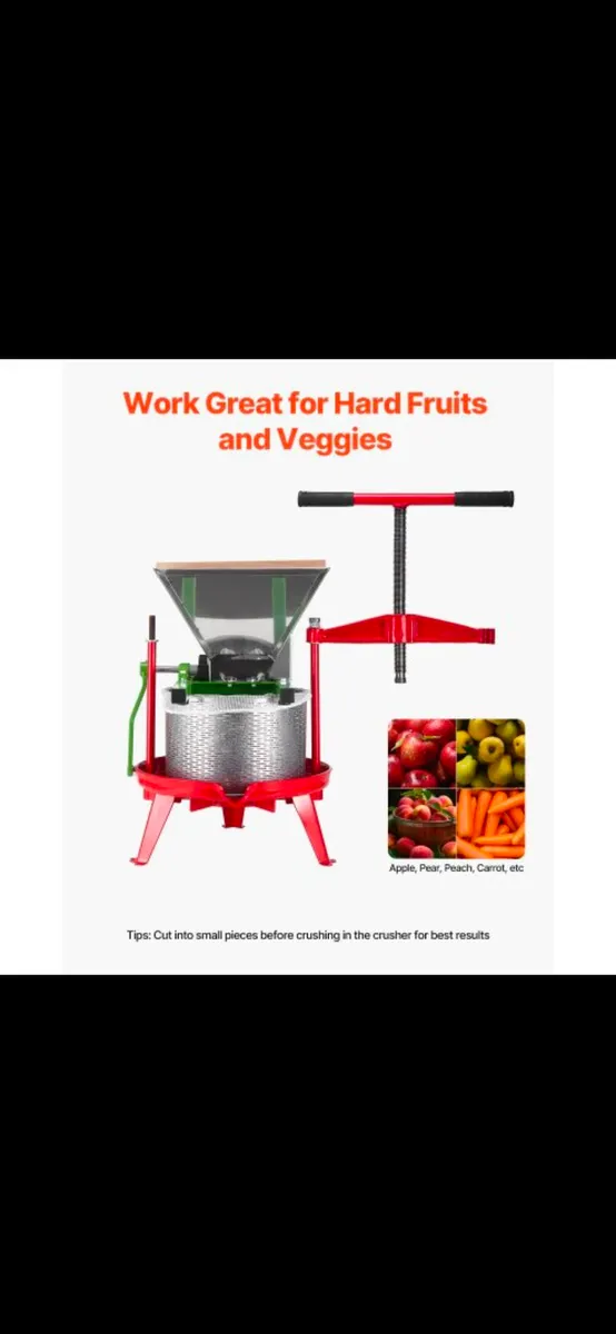 1.8 Gal/7L Fruit and Apple Crusher, Large Manual G - Image 3