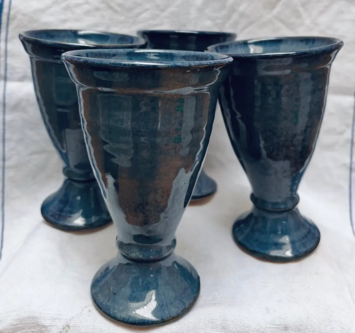 Pottery goblets - Image 1