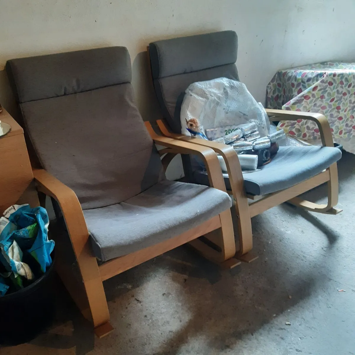 2 IKEA Rocking Chairs &1Armchair - Image 1