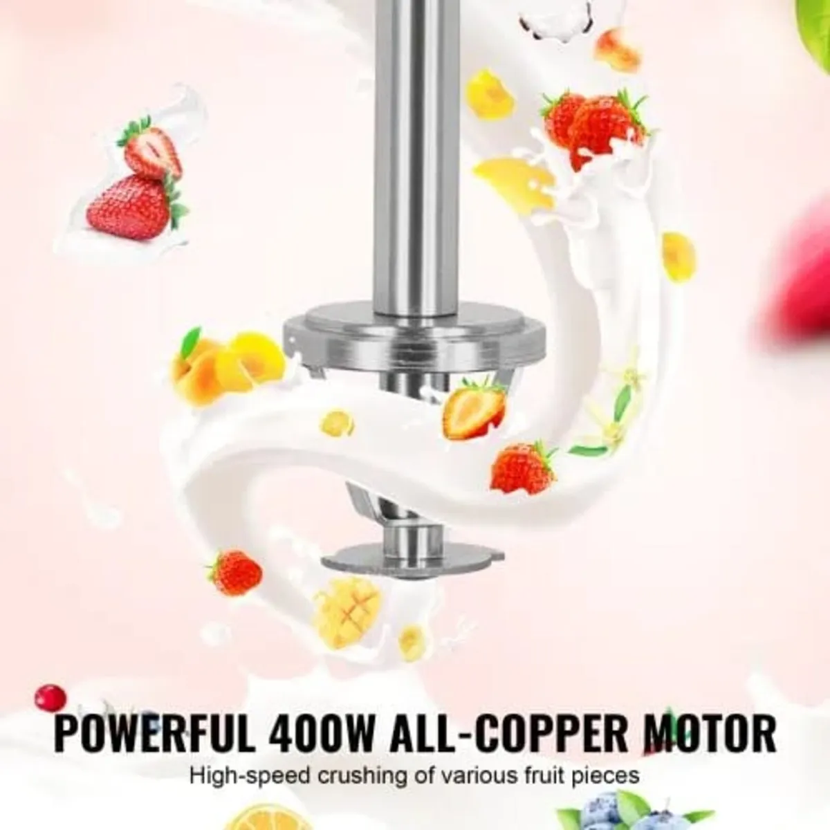 Ice Cream Blender, 400W High-Speed Ice Cream Maker - Image 2
