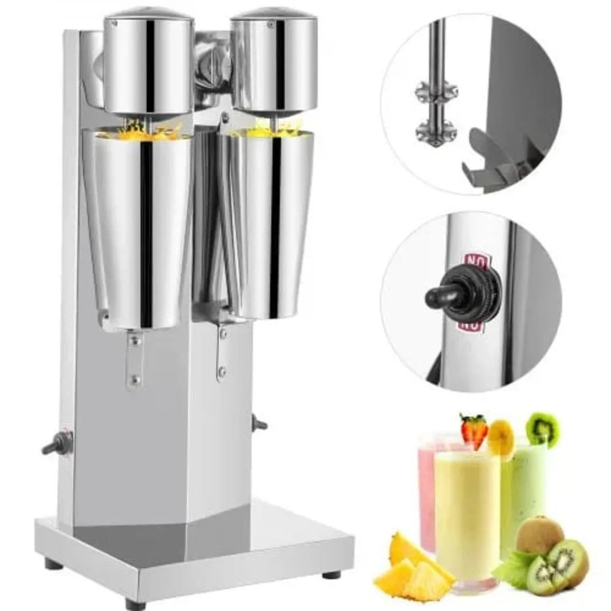 Milkshake Maker Kit, Stainless Steel Electric Milk - Image 1