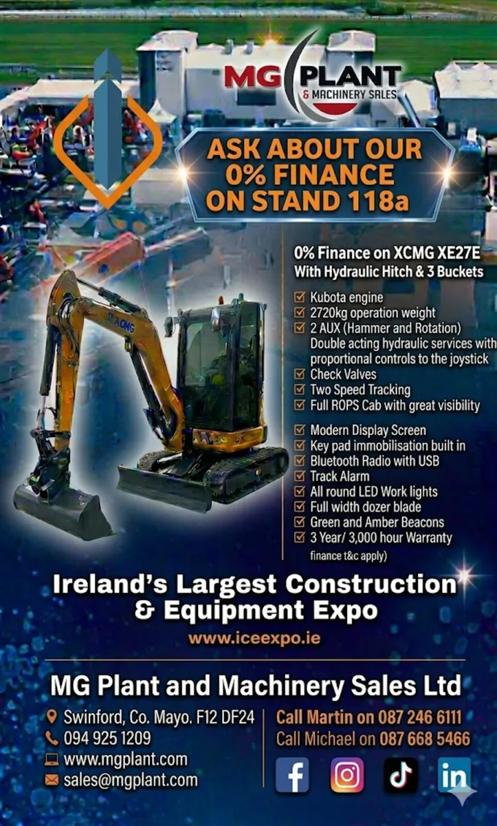 Brand New XCMG XE27E at ICE EXPO 2026 - Image 1