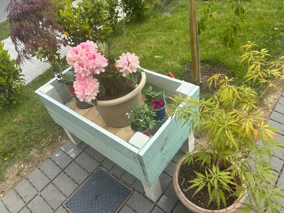 Rustic raised planter - Image 4