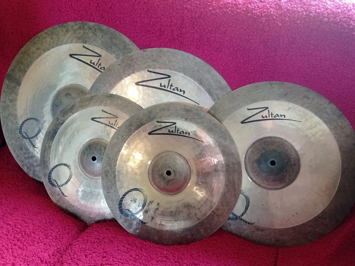 Zultan Q Series Professional Set Cymbals with Bag - Image 1
