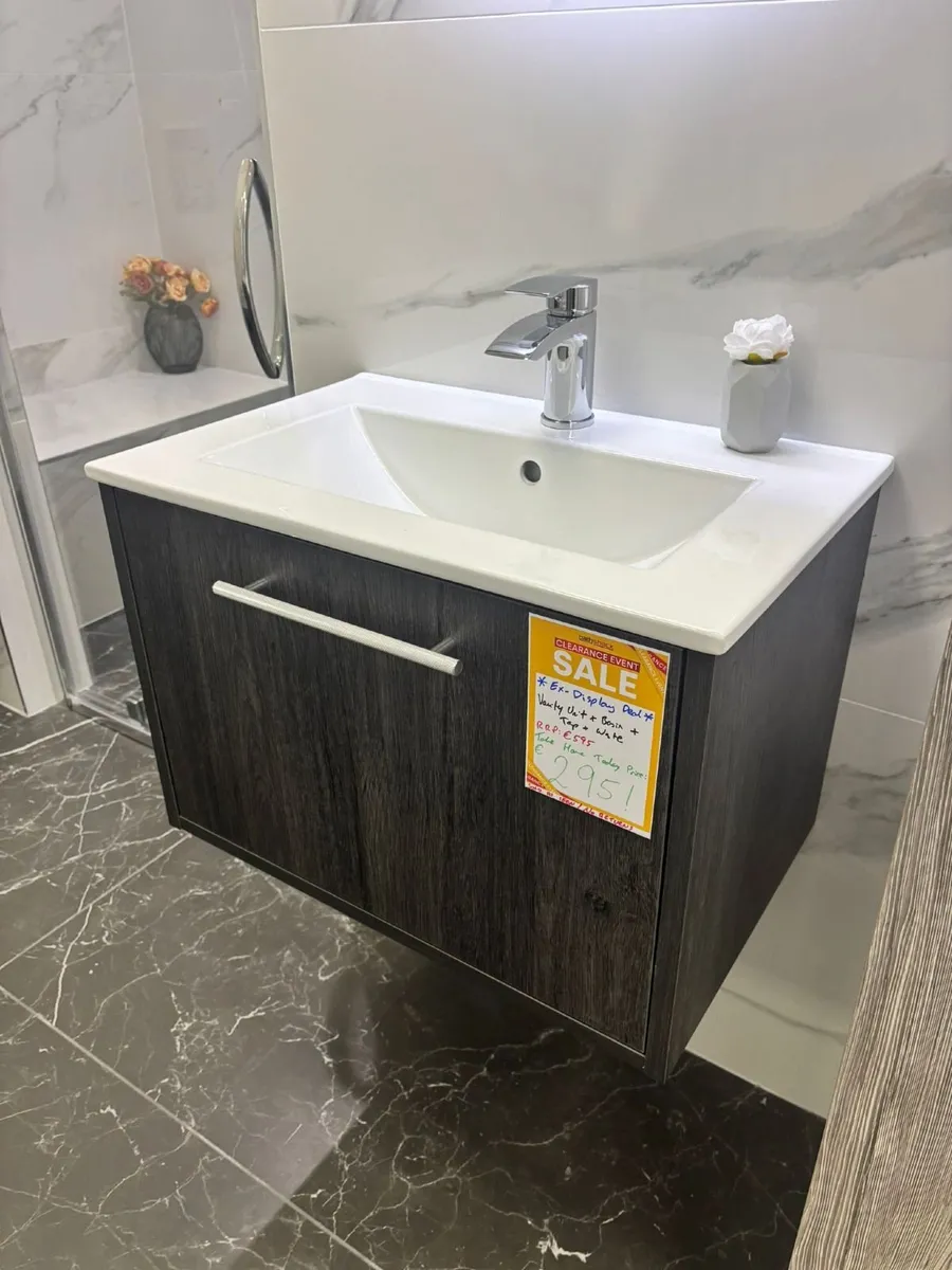 Ex Display Designer Vanity Unit - Image 1