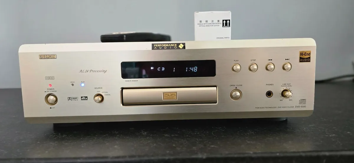 CD PLAYER Hi-End DENON DVD 5000 DAC 4 X PCM 1704 - Image 2