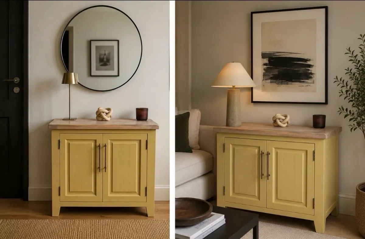 Solid oak Sideboard / cabinet - Image 4