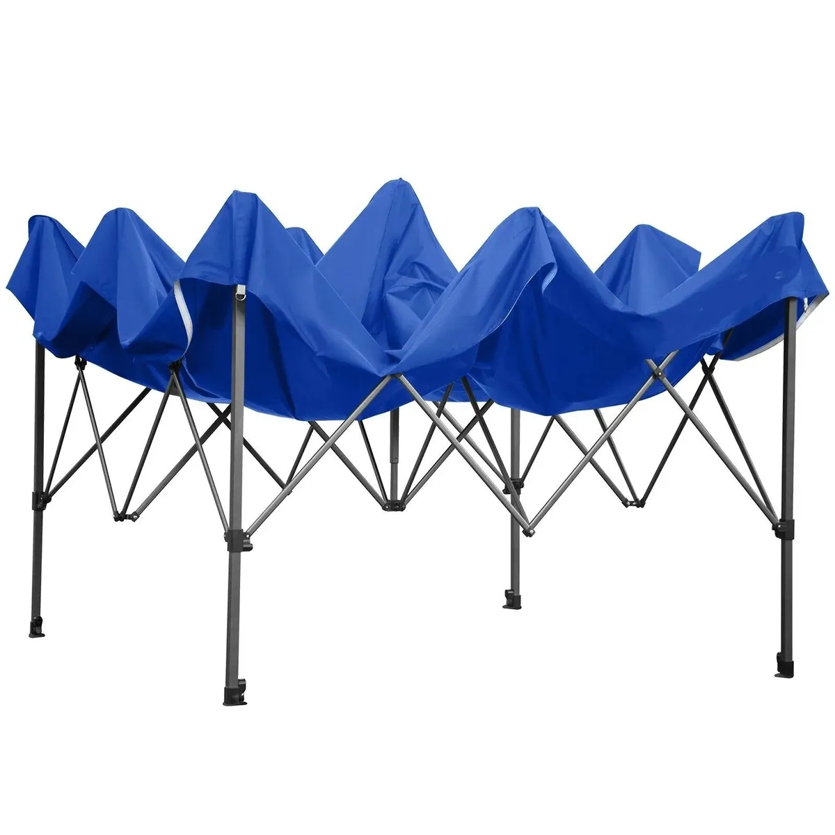 Gazebo Pop-Up Canopy Tent 10x10FT Blue - Image 3