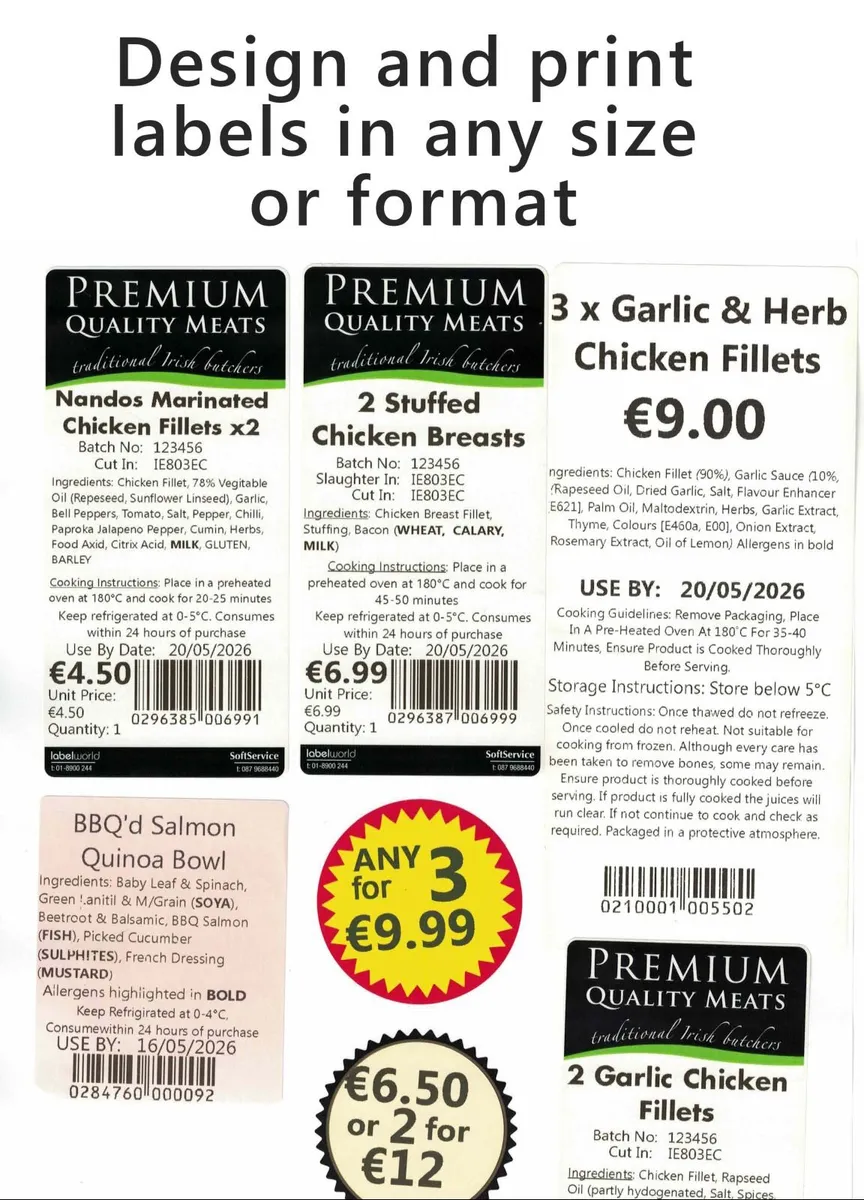 Touchscreen Food Label System Butcher Deli Farm - Image 3